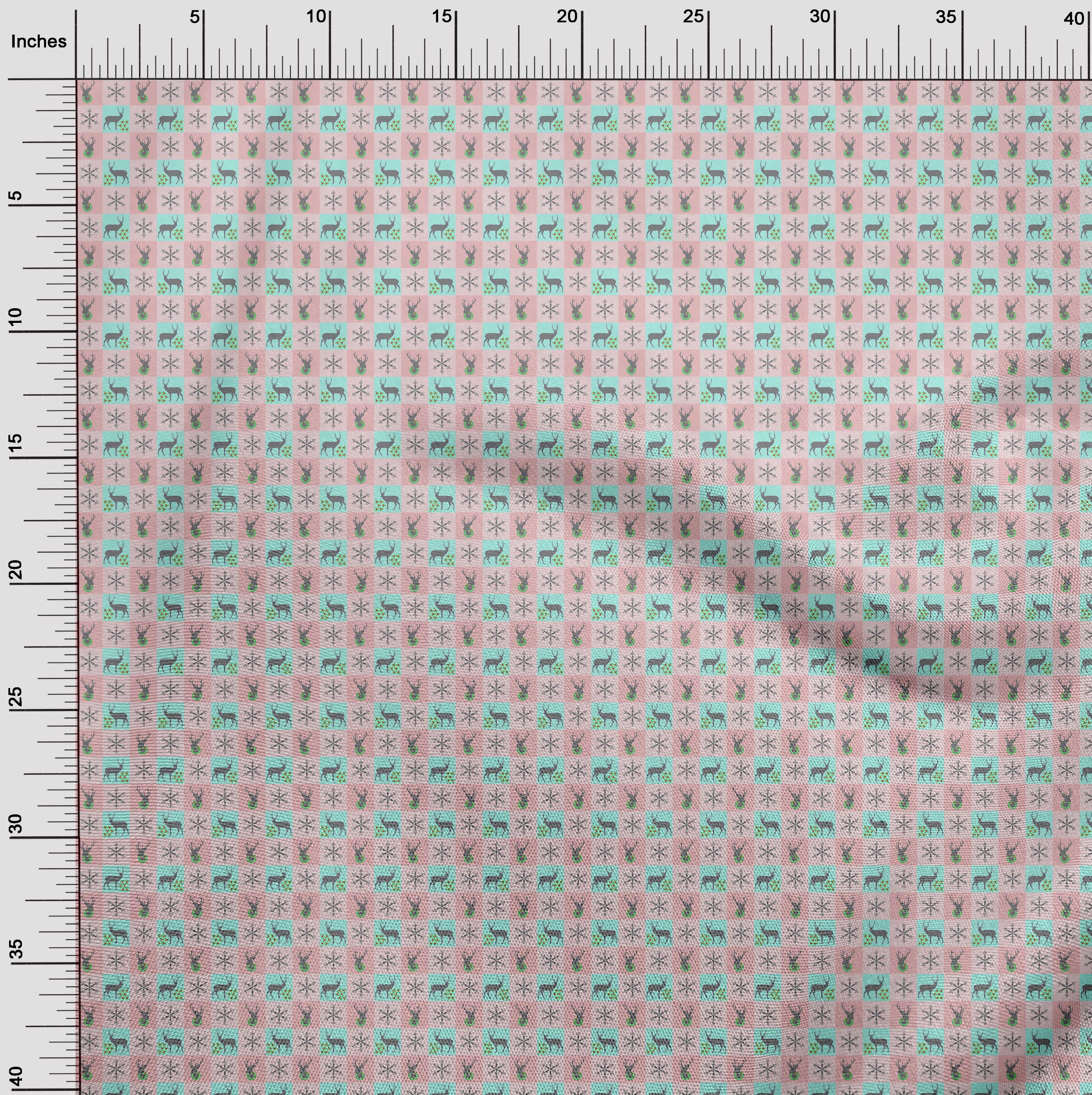 oneOone Viscose Jersey Light Pink Fabric Christmas Quilting Supplies Print Sewing Fabric By The Yard 60 Inch Wide