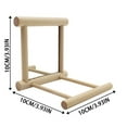 thumbnail image 3 of Bird Stand For Pet Birds Wooden Design Ideal For All Birds Durable And Versatile Usage Enhances Bird's Well Being And Comfort, 3 of 6