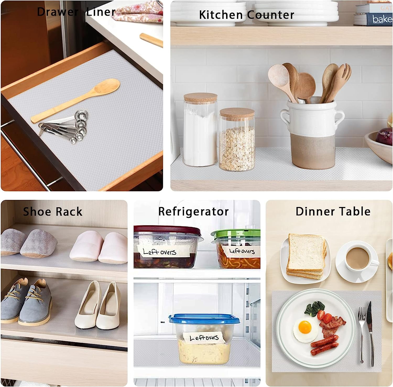 Refrigerator Mat, EVA Refrigerator Mat Washable and Cutable Refrigerator Mat Refrigerator Mat Drawer Table Mat, Shelf Drawer Table Mat,