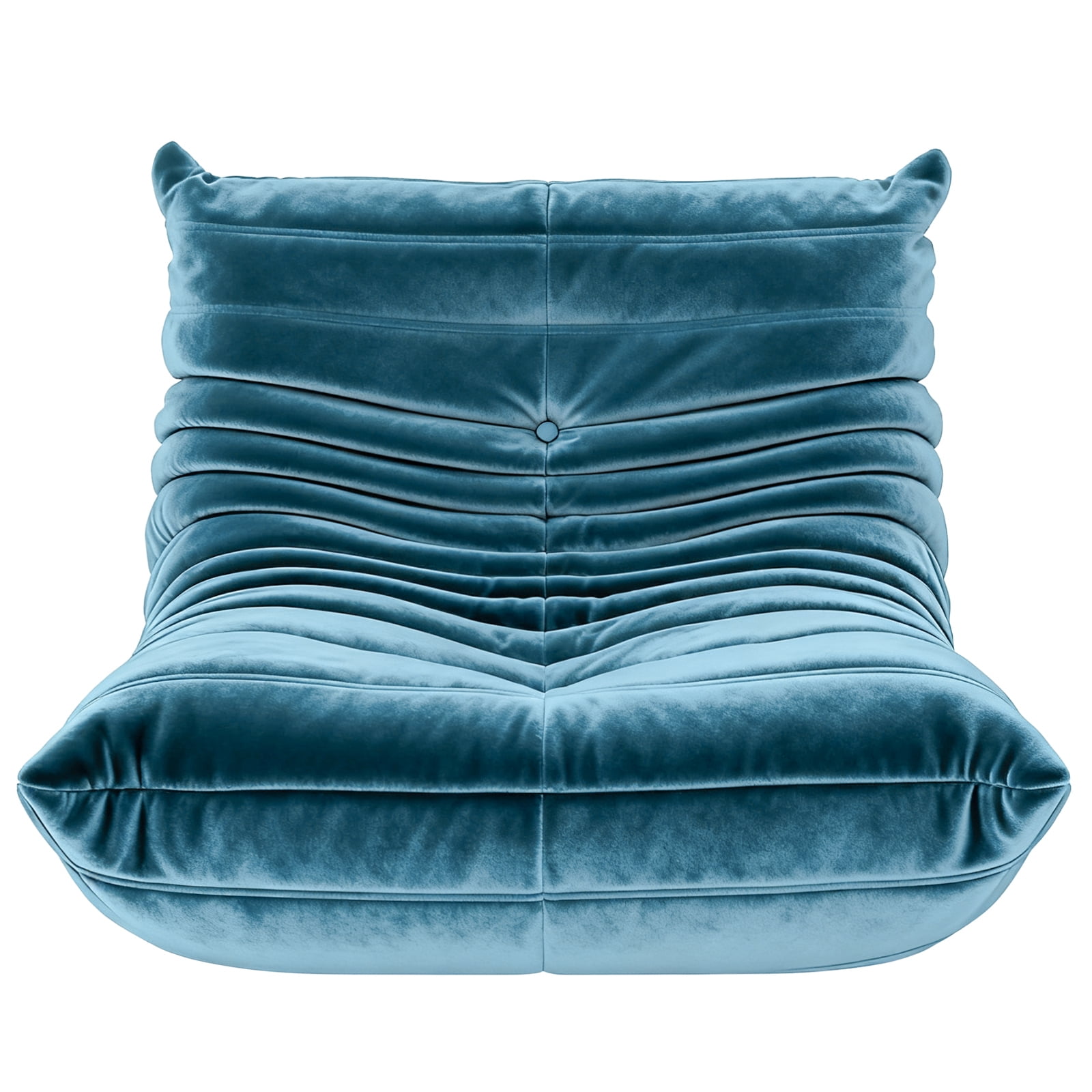 Alvantor Armless Bean Bag Chair, Dutch Velvet Lazy Sofa with Memory Foam, No Assembly Lounge Seat for Living Room Bedroom Dorm