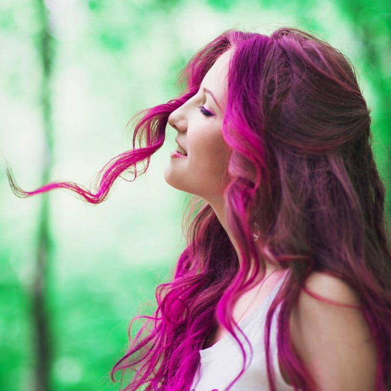 Intense Magenta Pink Hair Color, Damage-free Hair Dye 200 Ml 