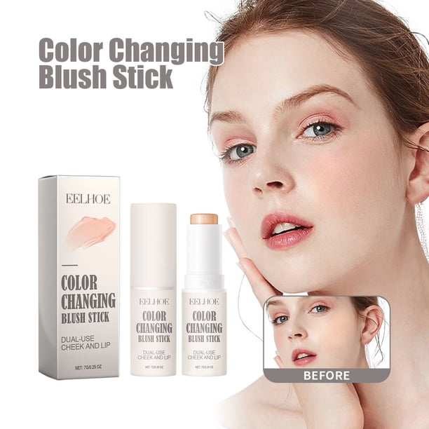 Ganfancp Colorete En Barra 7G Color Changing Blush Stick All Day Wear Fácil Aplicación Brillante Se Difumina Perfectamente Sobre La Delicadeza Ofertas y Liquidaciones 1X Colorete En Barra