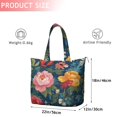 thumbnail image 4 of Pioneer Flower Floral Print Pattern Travel Tote Bags for Women Carry On,Large Weekender Bags for Women Travel,Multi Functional Duffle Bag for Work,Shopping,Sports, 4 of 5