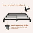 thumbnail image 5 of Full Bed Frame, 6" High Platform Bed Frame, with Storage Space, Heavy Duty Metal Platform Bed Frame, No Screws Needed, No Box Spring Needed, 800 Lbs Capacity, 5 of 10