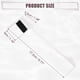 thumbnail image 4 of Dual Comb Eyebrow Brushes, Eyelash Comb Eyebrow Brush for Women, Eyelash Eyebrow Travel Makeup Tool, White 6.77 Length, 4 of 7