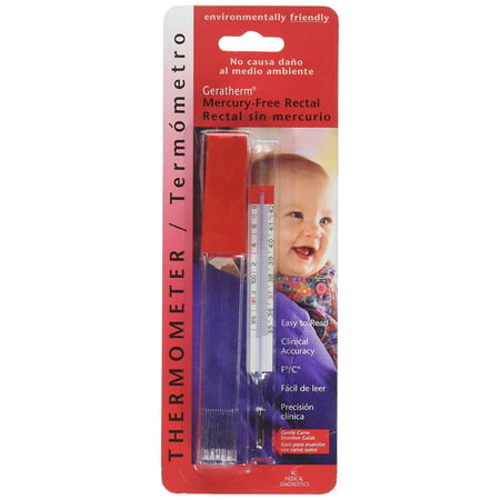 Mercury Free Rectal Thermometer for Temperature Measurement, SAFEWalmartFORTABLE AND CLEAN: The Geratherm Mercury Free Rectal Glass Thermometer is.., By Geratherm