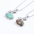 thumbnail image 3 of Colliers & Pendentifs Lapin Perles Animal Chakra Reiki Cristal Rose Violet, 3 of 6