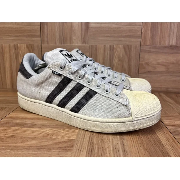 RARE?? Adi - das Original HEMP Superstar Skateboarding Men's Shoes Sz 11 Natural