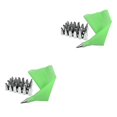 thumbnail image 1 of jesticaly 26Pcs/Set Pastry Tube Cream Icing Piping Tips Nozzle Stainless Steel Cake Tool green 2Set, 1 of 6