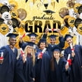 thumbnail image 7 of Congratulations Banner for Prom Class of 2026 Graduation Party Decoration Congrats Grad Party Favors Backdrop Balloons with Grommets Design 4, 7 of 7
