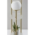 thumbnail image 5 of Adesso Bianca 63" Antique Brass Floor Lamp with 3 Globe Shades (4023-21), 5 of 8