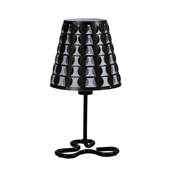 16 In. Traci Black Modern Metal Table Lamp