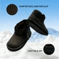 thumbnail image 6 of Balabala Kids Winter Snow Boots, Warm Waterproof Boots for Boys & Girls, Suede Faux Fur Lined Outdoor Shoes, 6 of 7