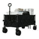 thumbnail image 1 of Carrito Garden Wagon Plegable de Servicio Pesado de 52", Capacidad Extra Grande de 460 Lb, Ruedas Todoterreno de 16", Carrito Utilitario Plegable 2 en 1, Lados Removibles, Asa Giratoria Ajustable, 1 of 14
