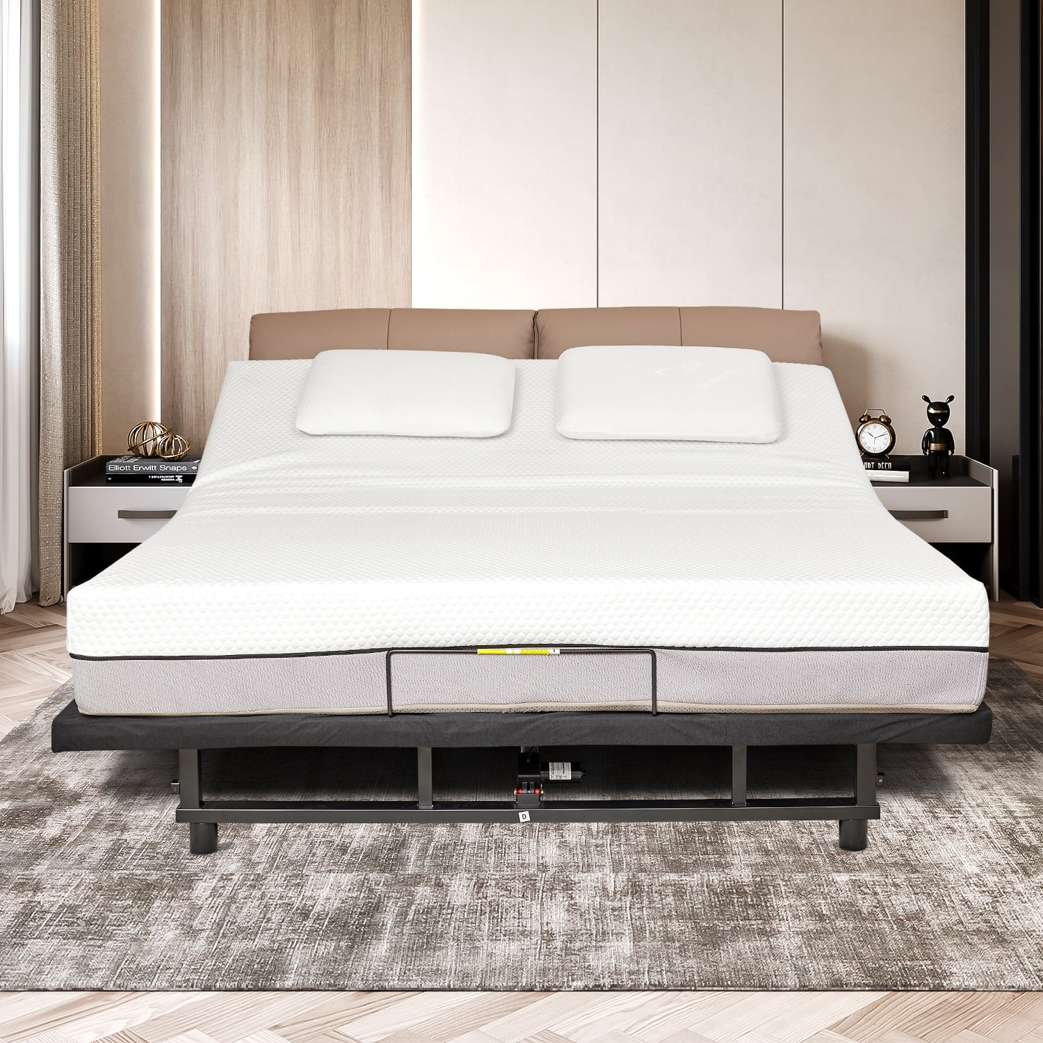 Yoneston Adjustable Bed Base Frame with Head & Foot Incline Yoneston Adjustable Bed Base Frame with Head & Foot Incline