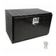 thumbnail image 2 of Caja de herramientas para caja de camioneta, organizador de almacenamiento, de aluminio, contenedor con cerradura, de herramientas para viajes, Negro, 2 of 8