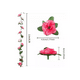 thumbnail image 3 of Guía Enredadera Con Rosas Artificial Decoración Flores Rosa, 3 of 4