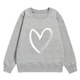 thumbnail image 4 of REDARER Girls' Graphic Hoodie, Soft Long Sleeve Sweatshirt, Cute Pullover with Y2K Prints, Kids Playwear,for 3-4 Years, 4 of 4