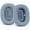 Blue, variant on Ear Cushions for Apple AirPods Max Headphones Replacement Leather Earpads Sweat Proof Ear Cups Cushion Easy to Install with Magnet, Protein Leather and Memory Foam(Silver)