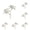 B, variant on Artificial Lily Flowers 19.68 inch with Heads Lily & Buds, Long Stem Stargazer Lilies, Bouquets for Home Hotel Flower Arrangement Wedding Centerpiece Office Decor