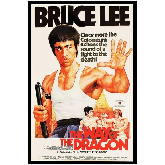 Way of the Dragon - Bruce Lee Movie Poster - US Release Version #1 (8x12Inches)