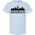 thumbnail image 3 of Inktastic Indianapolis Indiana City Skyline T-Shirt, 3 of 5