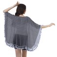 thumbnail image 4 of Moomaya Front Open Printed Shrug Beach Clothes For Kimono Cardigans For Women, 4 of 5