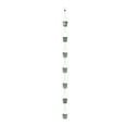 thumbnail image 1 of Galvanized Grey Metal Olive Bucket Pail Style Rain Chain Gutter Downspout Accent, 74 Inches Long - Easy Install - Adding Rustic Charm to Your Outdoor DÃ©cor, 1 of 5