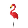 thumbnail image 3 of figatia Bird Statue Figurine Flamingo Garden Stake Party Patio Yard Art Ornament Sculpture for Indoor Planter Beach Entryway Festival Red 12.5x12.7cm 28cm, 3 of 8