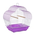 thumbnail image 5 of Prevue Pet Products Palm Beach Scallop Roof Purple & White Bird Cage SP21003P/W, 5 of 7