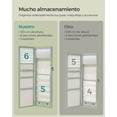thumbnail image 4 of SONGMICS Espejo Joyero LED, 120 cm de Alto con Cerradura, Armario Joyero de Pared o Montado en la Puerta, 10 x 37 x 120 cm, Verde Laurel, 4 of 5
