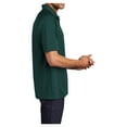 thumbnail image 3 of Yellow Rooster Men's Dri-Mesh Pro Polyester Polo Shirt Dark Green S, 3 of 7