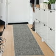 thumbnail image 2 of FairOnly 2'x6' Solid Grey Modern Runner Rugs for Hallway Machine Washable Entryway Laundry Runner Rug with Non Slip Backing, 2 of 7
