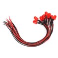thumbnail image 3 of Electronic Component,50PCS 12V 8mm Bright Light Emitting Diodes V Light Diode Expertly Crafted, 3 of 8
