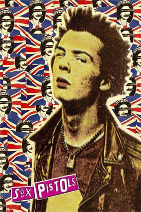 Sex Pistols Poster 24x36 inch rolled wall poster 