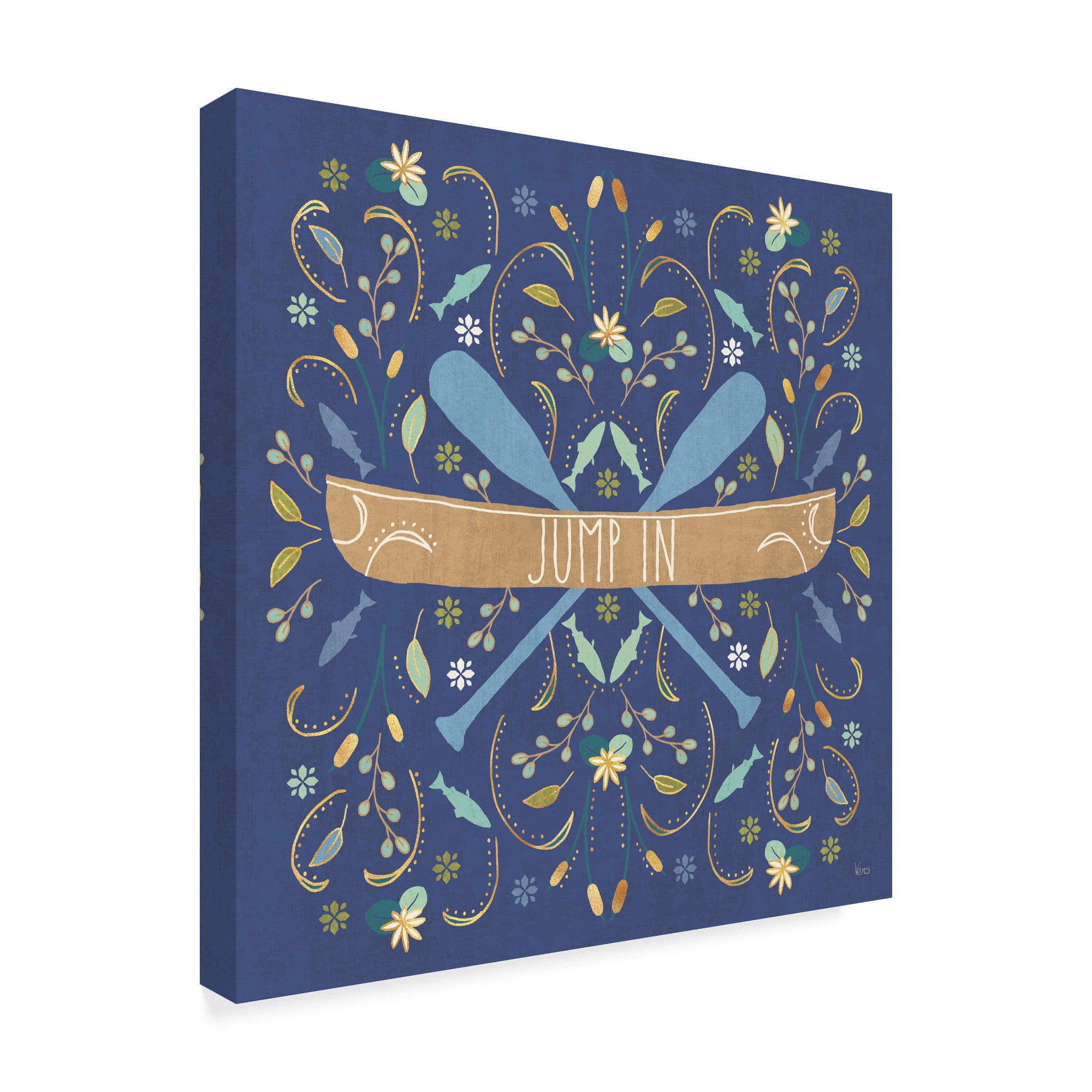 Trademark Fine Art 'Otomi Lake III Dark' Canvas Art by Veronique Charron