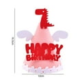 thumbnail image 6 of rygai Happy Birthday Hat Dinosaurs Whales Bright Color No Deformation Adorable Adult Children Birthday Felt Hat Party Supplies,Blue White, 6 of 8
