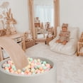 thumbnail image 4 of 100 bolas de plástico Pit Balls GOGOSO para bebés y niñas de 2.17 pulgadas, 4 of 9