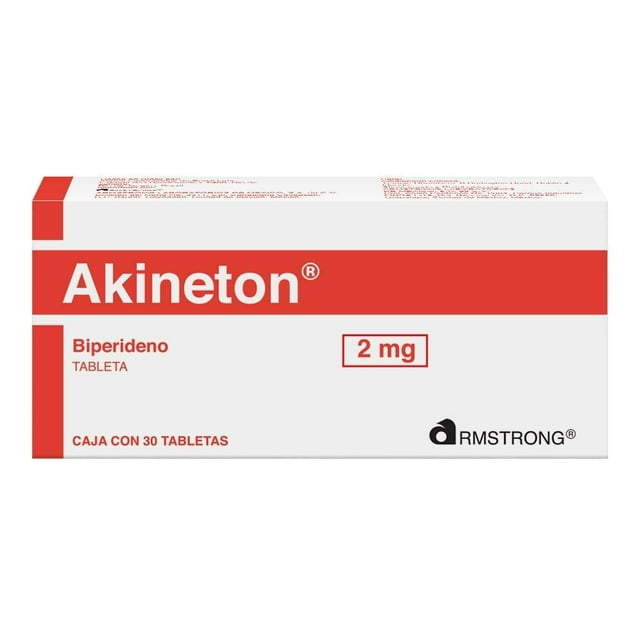 Akineton tabletas 30 pzas de 2 mg c/u