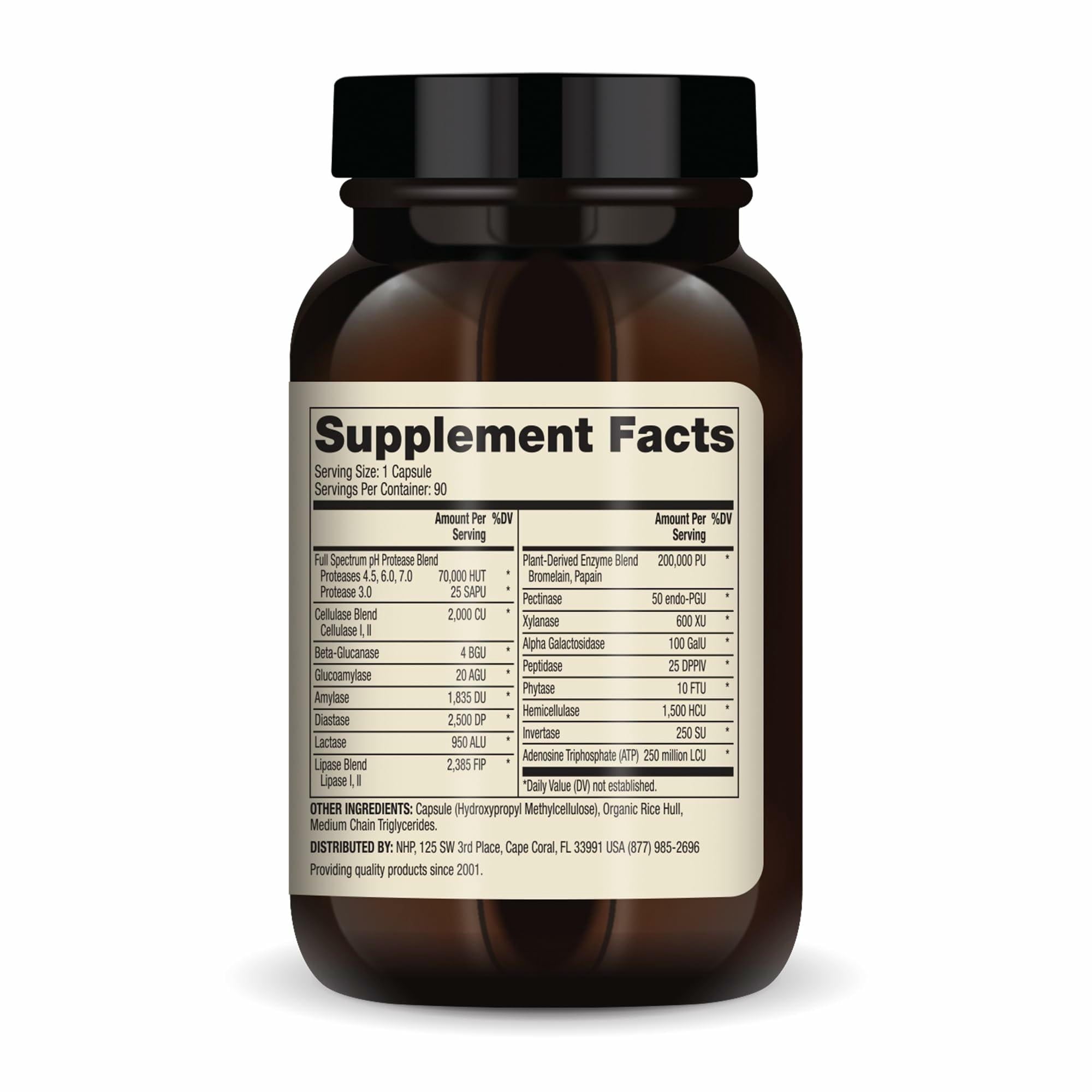 Dr. Mercola Full Spectrum Enzymes - 22 Different Enzymes - Supports Digestive & Immune Health - Helps Digest Carbohydrates, Fats & Proteins - Non-GMO, Gluten-Free & Soy-Free - 90 Capsules (3 Pack)