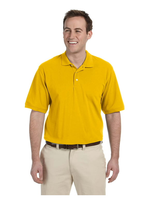 Byen højen ciffer Harriton Mens Savings Polos in Mens Savings Clothing | Yellow - Walmart.com