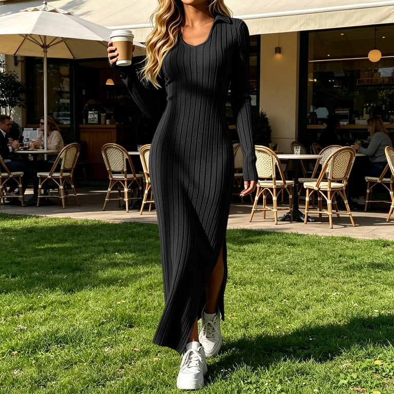 black and white plus size formal dresses Zapaka Women Dress A-Line High Neck Long Evening Dress with Pockets, Black and White / US24W Yellow A-Line Prom Dress Size:XLARGE FT-LADIES-SUITING suitable for womens tops