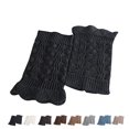 thumbnail image 3 of sweethay 1 par de lindos calentadores de piernas de invierno de encaje suave para mujer y niña, calcetines de punto calados de ganchillo Ropa, zapatos y accesorios Miscelánea caqui, 3 of 6