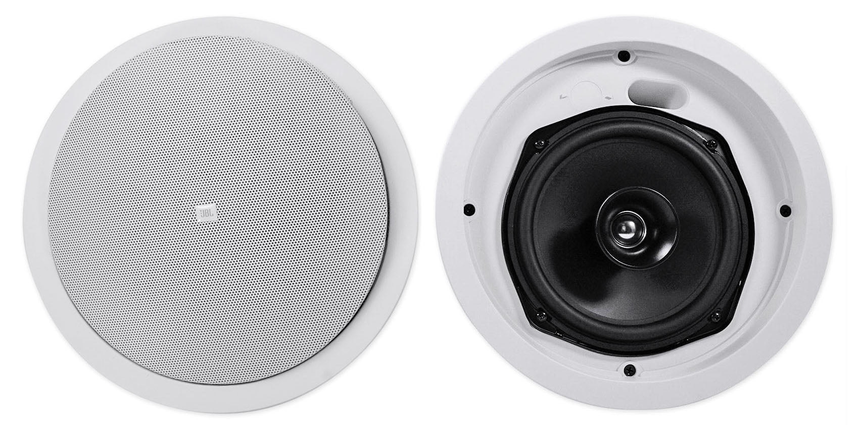 (2) JBL 6.5" 150 Watt In-Ceiling Speakers+Home Theater Receiver w/Bluetooth