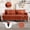 Dark Orange, variant on 69" Soft Chenille Comfy Loveseat, 2 Seater Couch with High Resilience Cushion, Loveseat Sofa Couch with Deep Seats for apartment office living room, Emerald