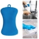 thumbnail image 1 of Paquete de 5 esponjas de silicona para cocina, depurr de platos de silicona de doble cara, cepillo para polvo de limpieza multiusos para verduras, esponjas de cocina (azul), 1 of 3