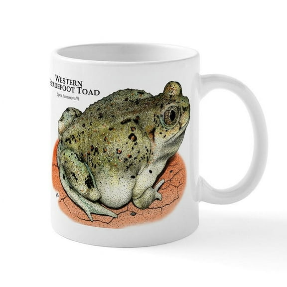 CafePress - Western Spadefoot Toad Mug - 11 oz Ceramic Mug - Novelty Coffee Tea Cup