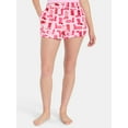 thumbnail image 2 of Valentine's Day Women's Sleep Shorts from Way to Celebrate, 2-Pack, Sizes XS-3X, 2 of 7