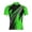 Green-1, variant on Cycling Jerseys for Men Short Sleeve Bike Shirt Zipper Gradient Color Bicycle Colothes for Riding Biking Biker