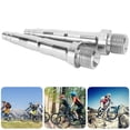 thumbnail image 3 of Bike Pedal Spindles,High Strength Titanium Alloy Spindles Axle Bicycle Pedal Axle Replacement Parts, 3 of 7